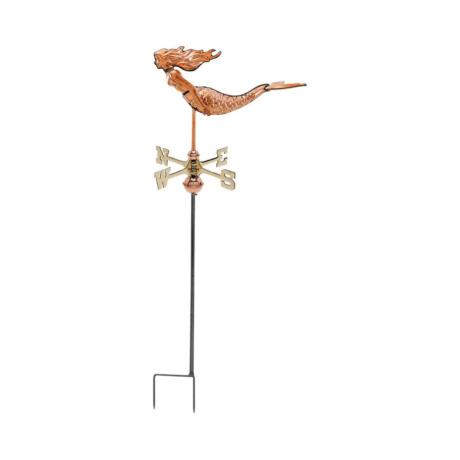 Cottage Mermaid w/garden stake – NET