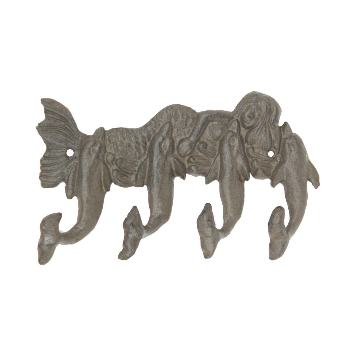 Mermaid/Dolphin Hook – Rust (Pkg. 6)