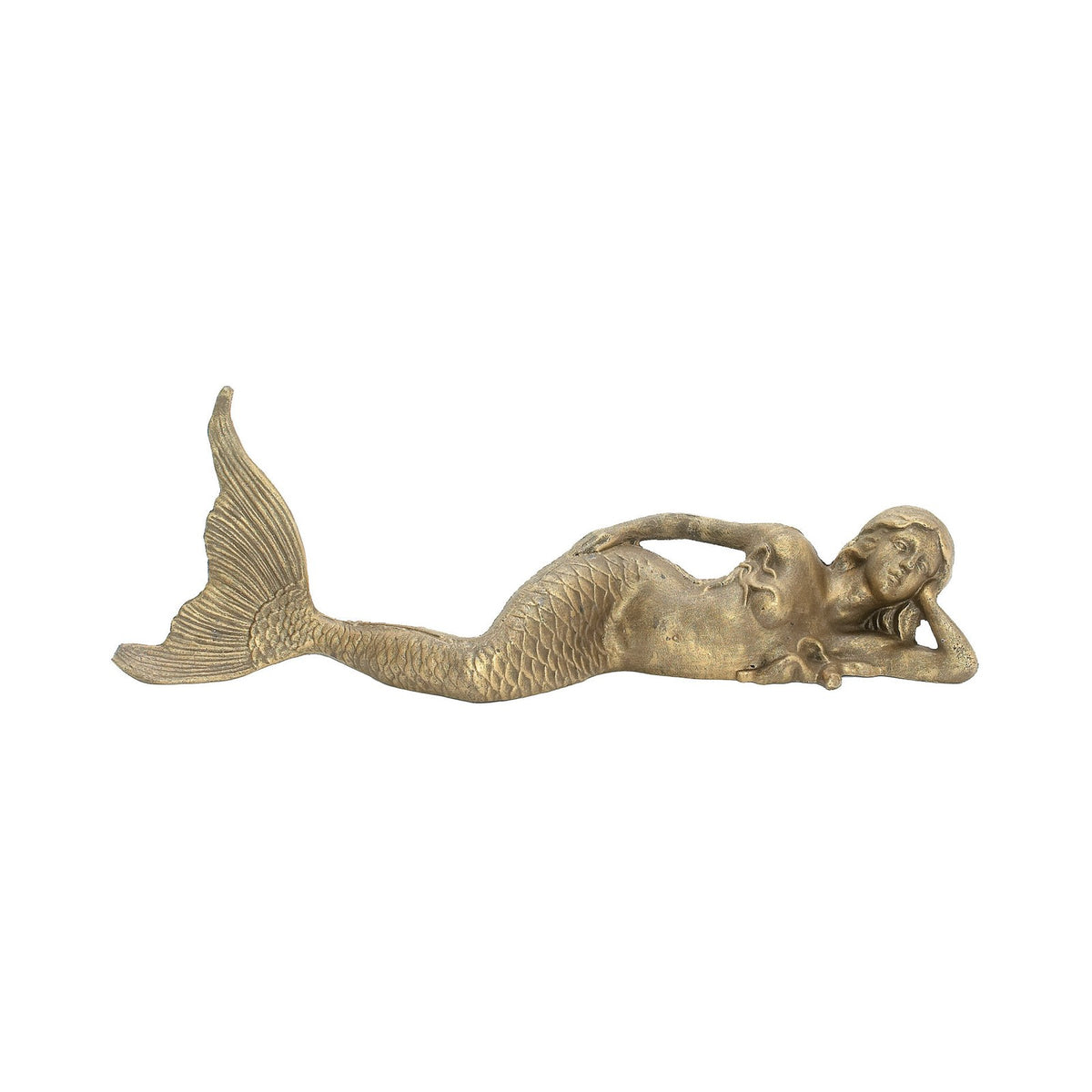 Ex. Lg. Laying Mermaid – Gold