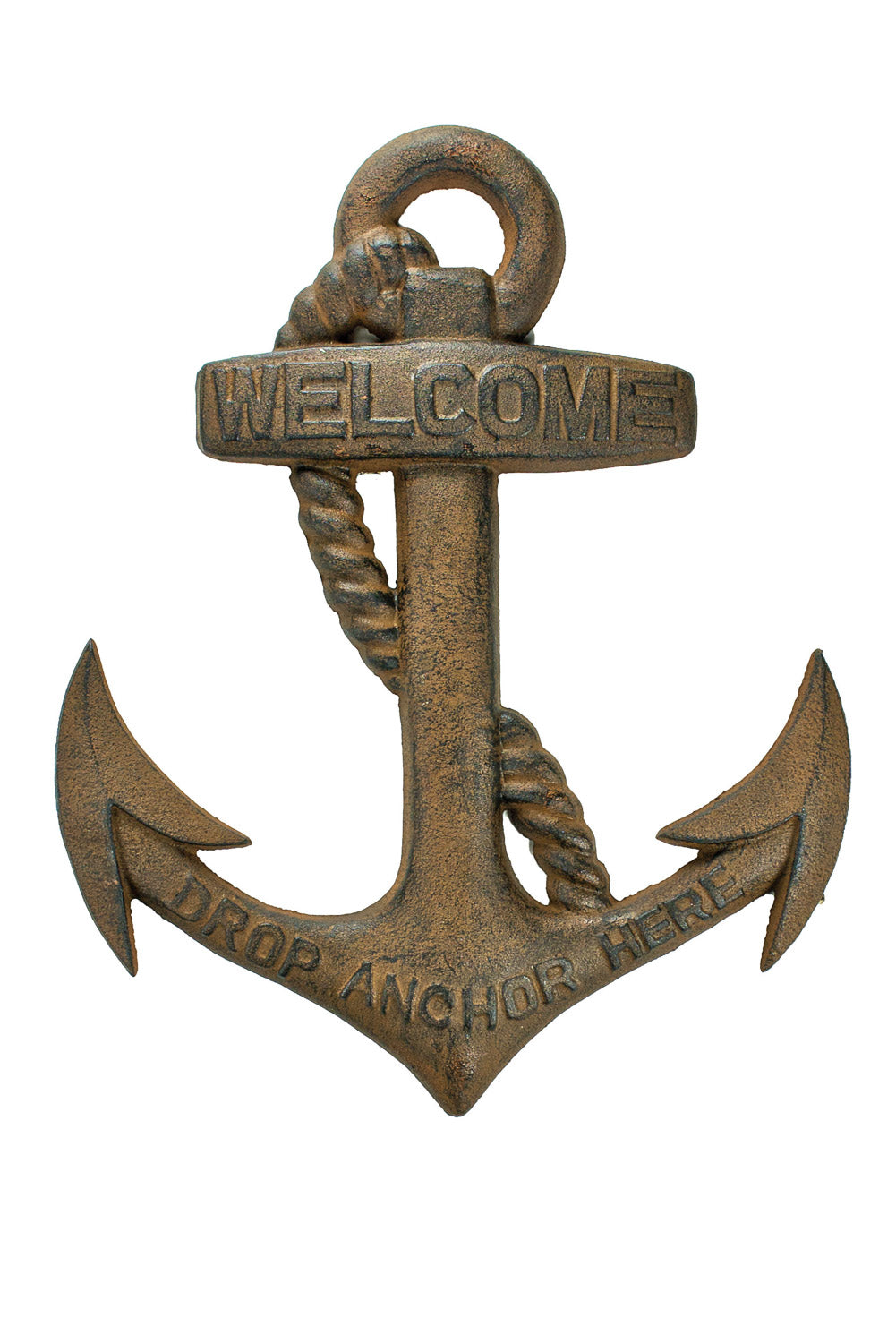 Welcome Anchor Plaque – Rust (Pkg. 2)