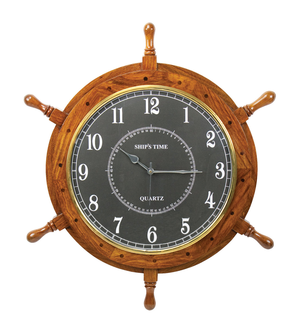 Ship’s Wheel Clock