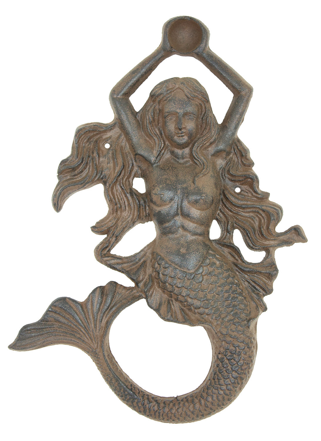 Mermaid Plaque – Rust (Pkg. 2)