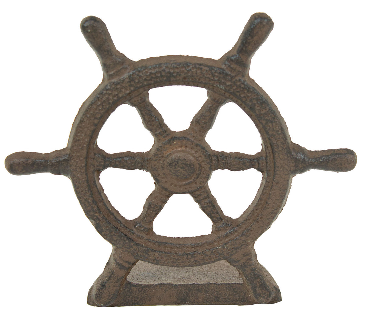Ship’s Wheel Door Wedge – Rust (Pkg.4)