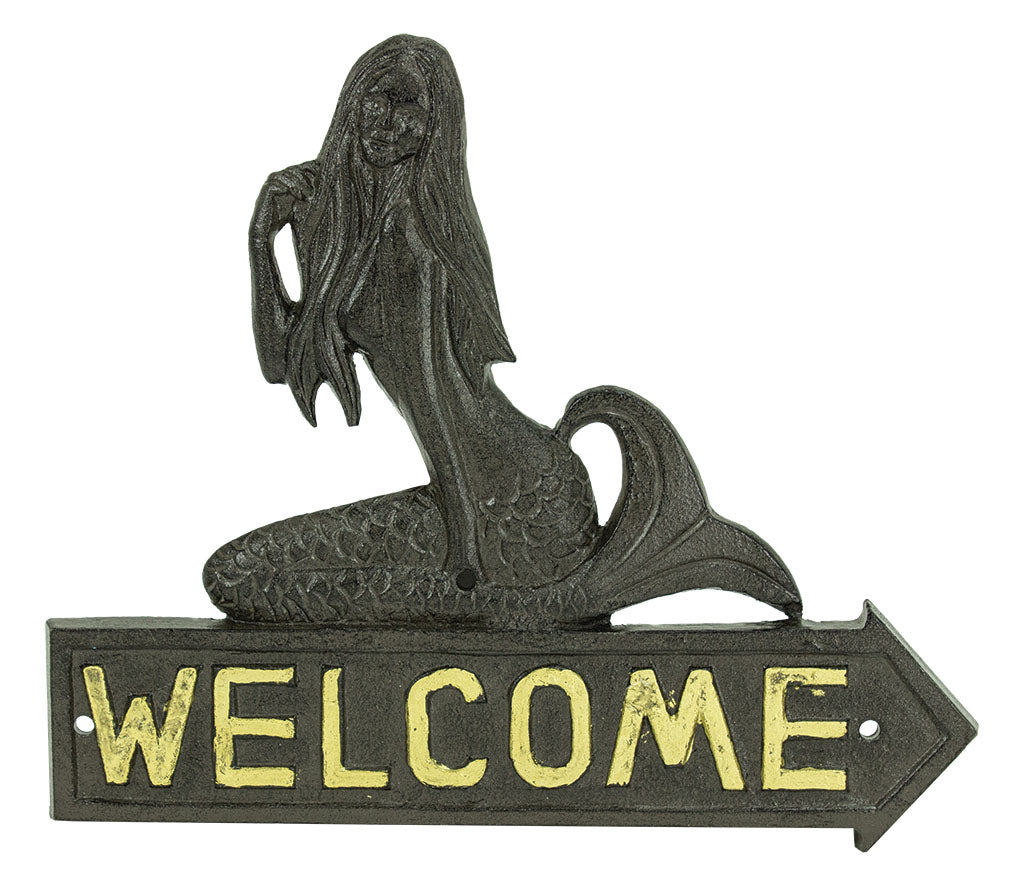 Mermaid Welcome – Rust (Pkg. 4)