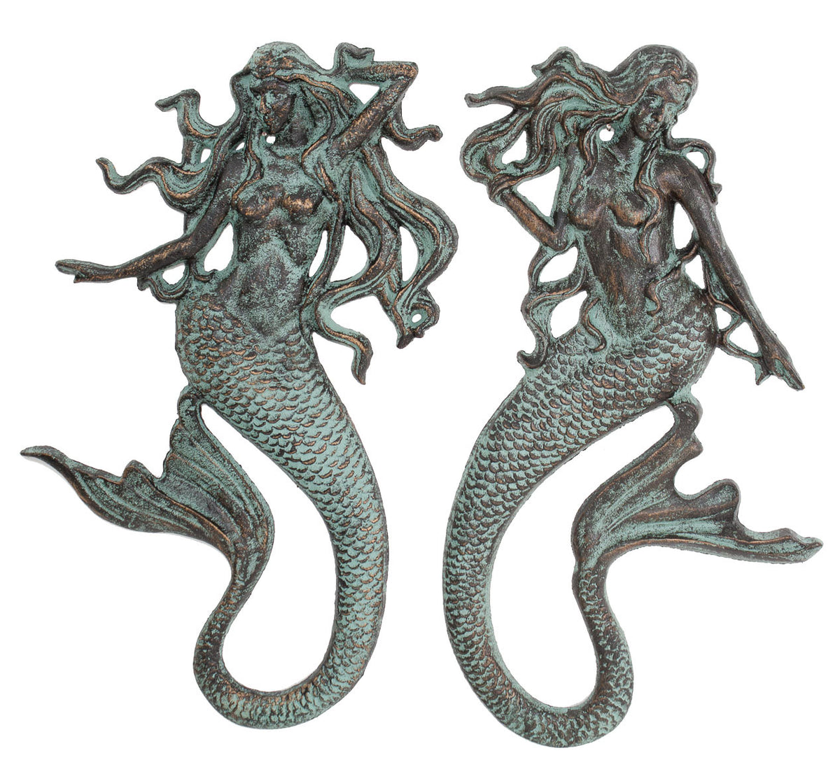 Pr. Wall Mermaid – Verdigris