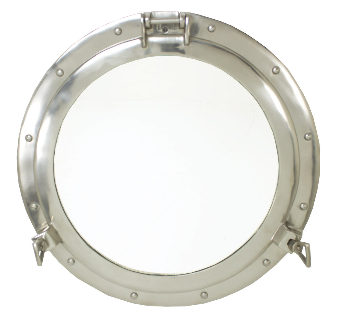 Porthole Mirror – Nickel over Aluminum