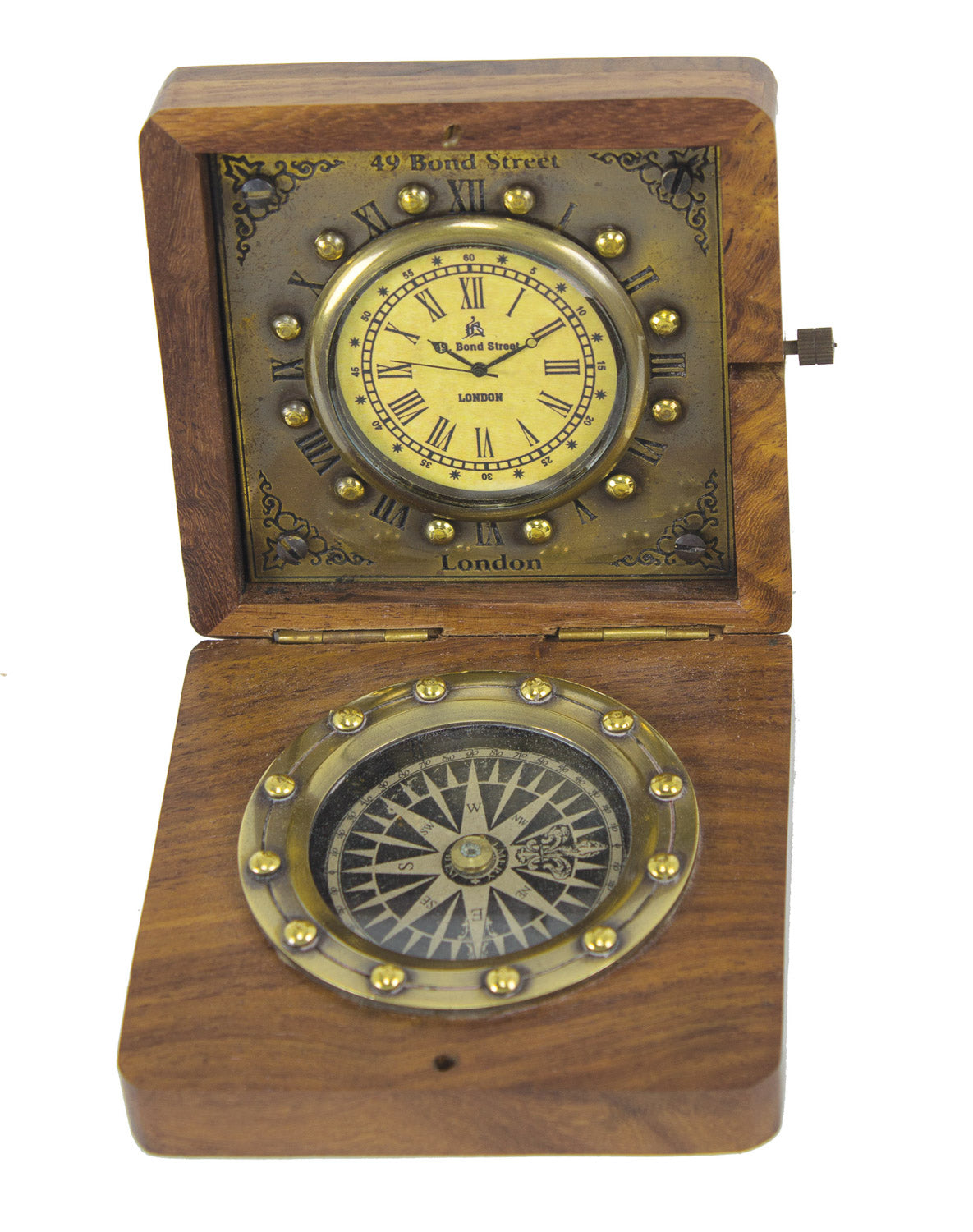 Compass & Clock in Box
