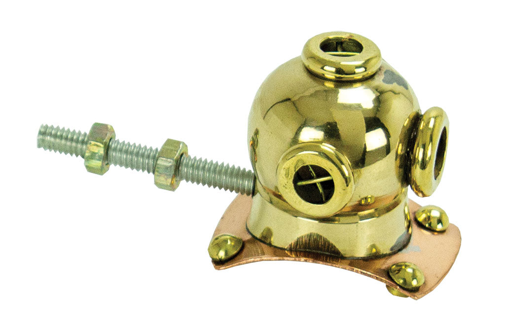 Diver’s Helmet Knob – Brass (Pkg. 4)