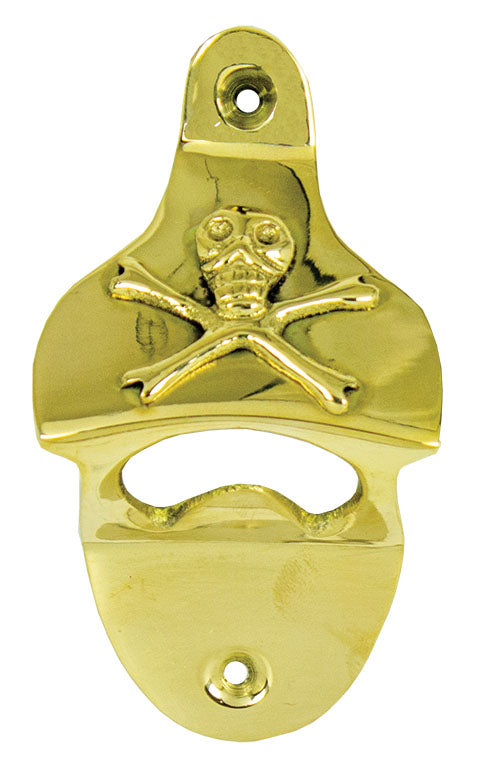 Pirate / Skull Bottle Opener – Brass (Min. 2)
