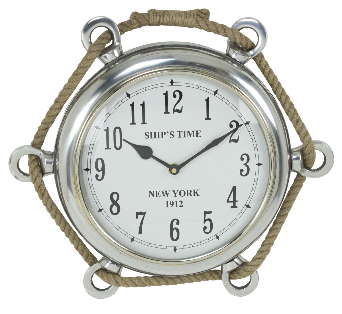 Porthole Clock – Aluminum