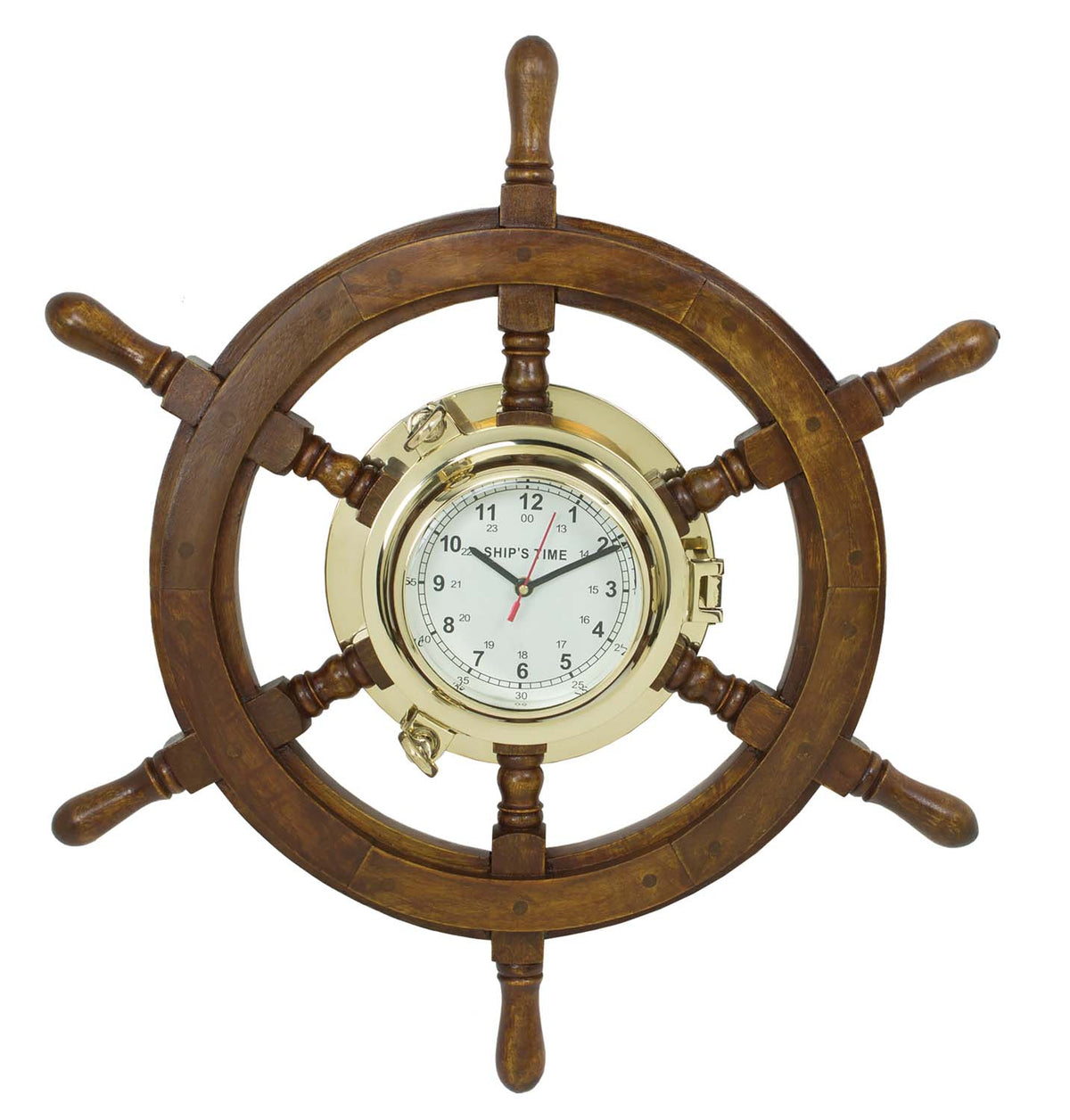 Ship Wheel Clock