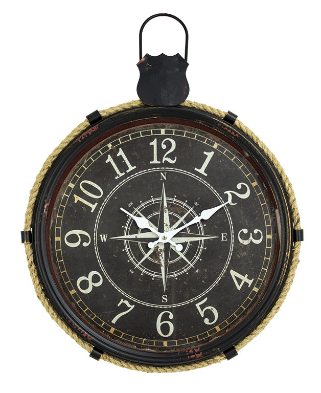 Compass Rose Clock