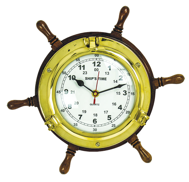 Ship’s Wheel Clock