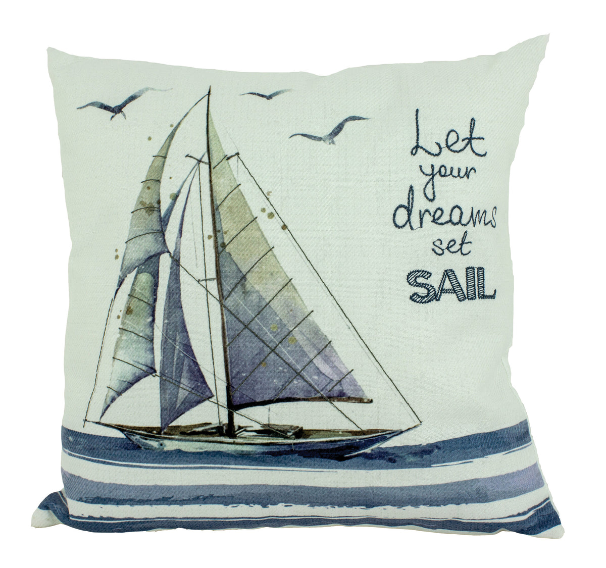 Sailboat Pillow – (Min. 2)