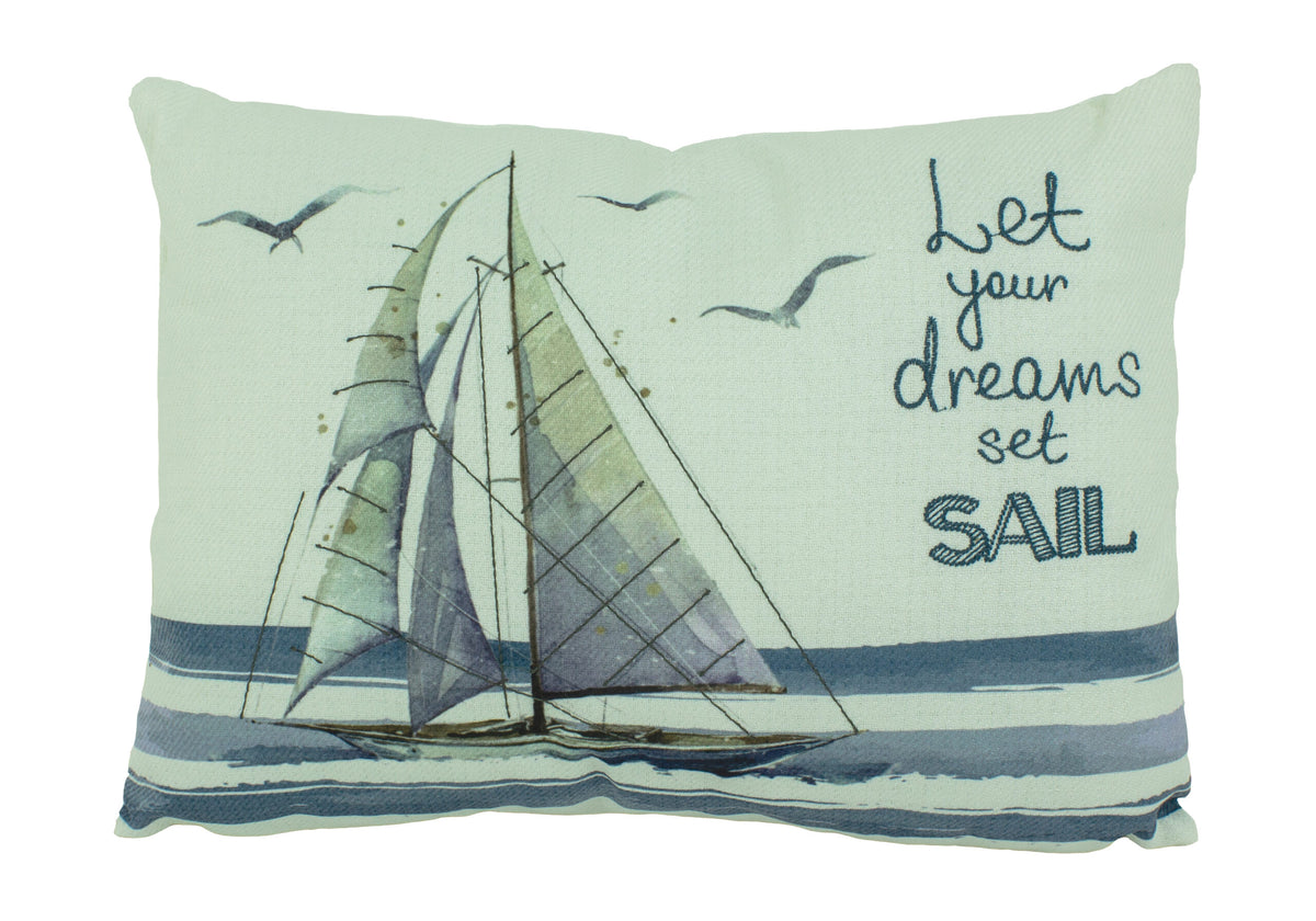 Sailboat Pillow – (Min. 2)