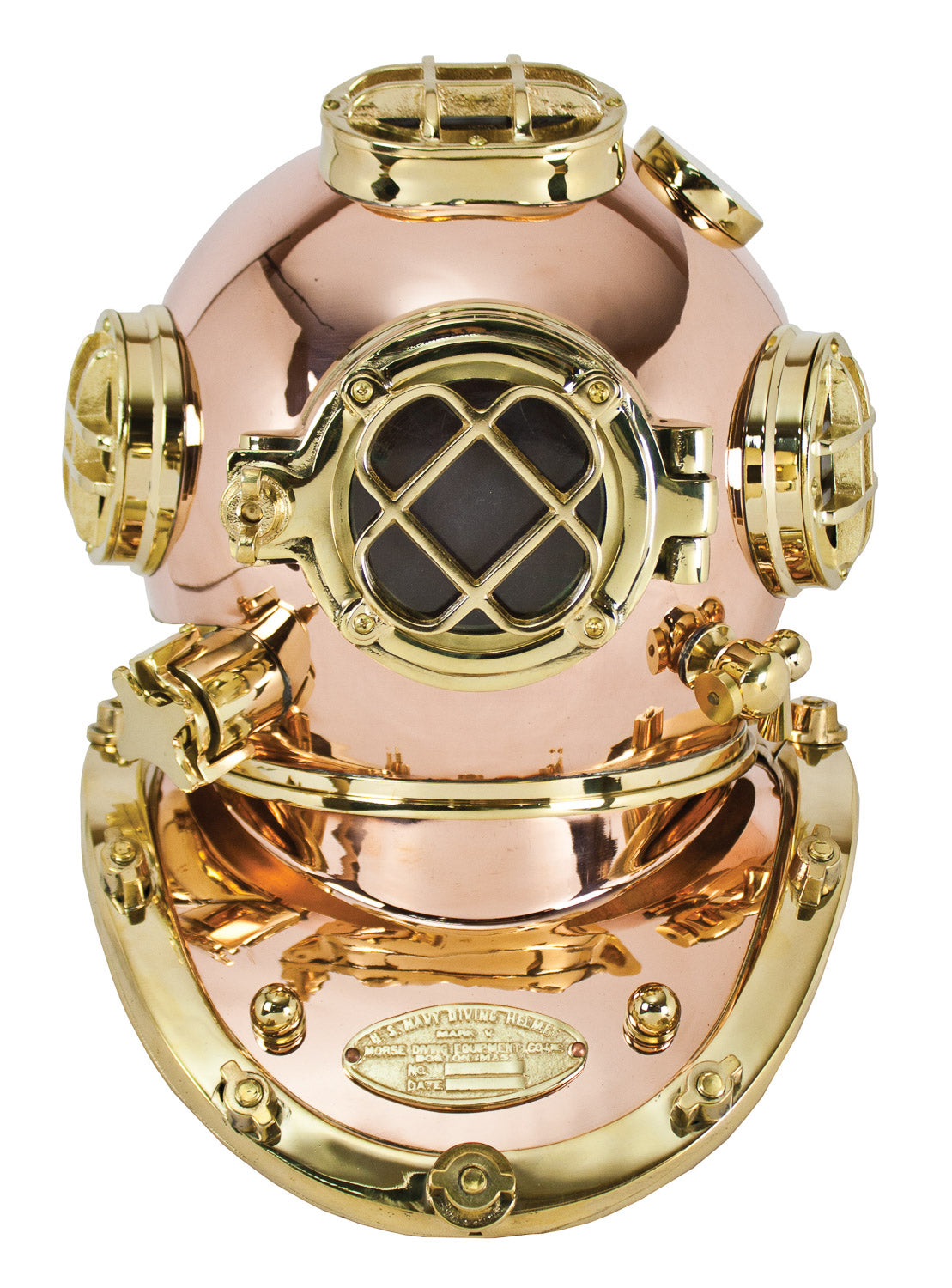 Mark V Diver’s Helmet – Polished Brass