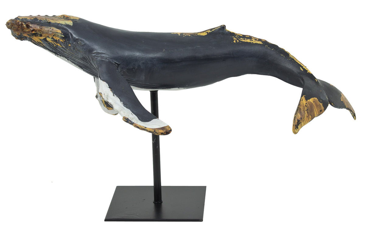 Humpback Whale on Stand – Resin