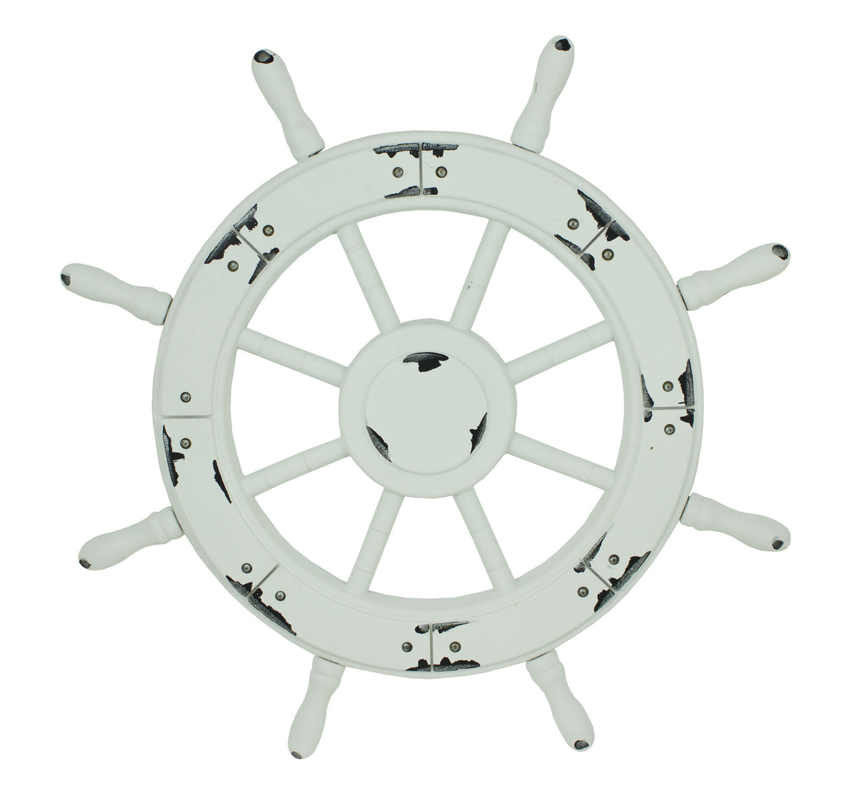 Ship’s Wheel – White 21″ Dia.