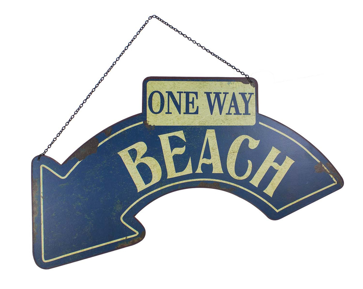 Beach Sign – Tin (Pkg. 2)