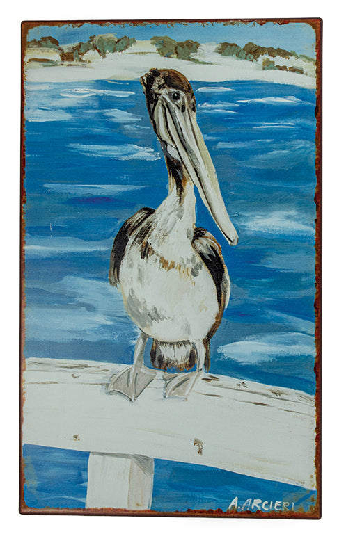 Pelican Sign – Tin (Min. 2)