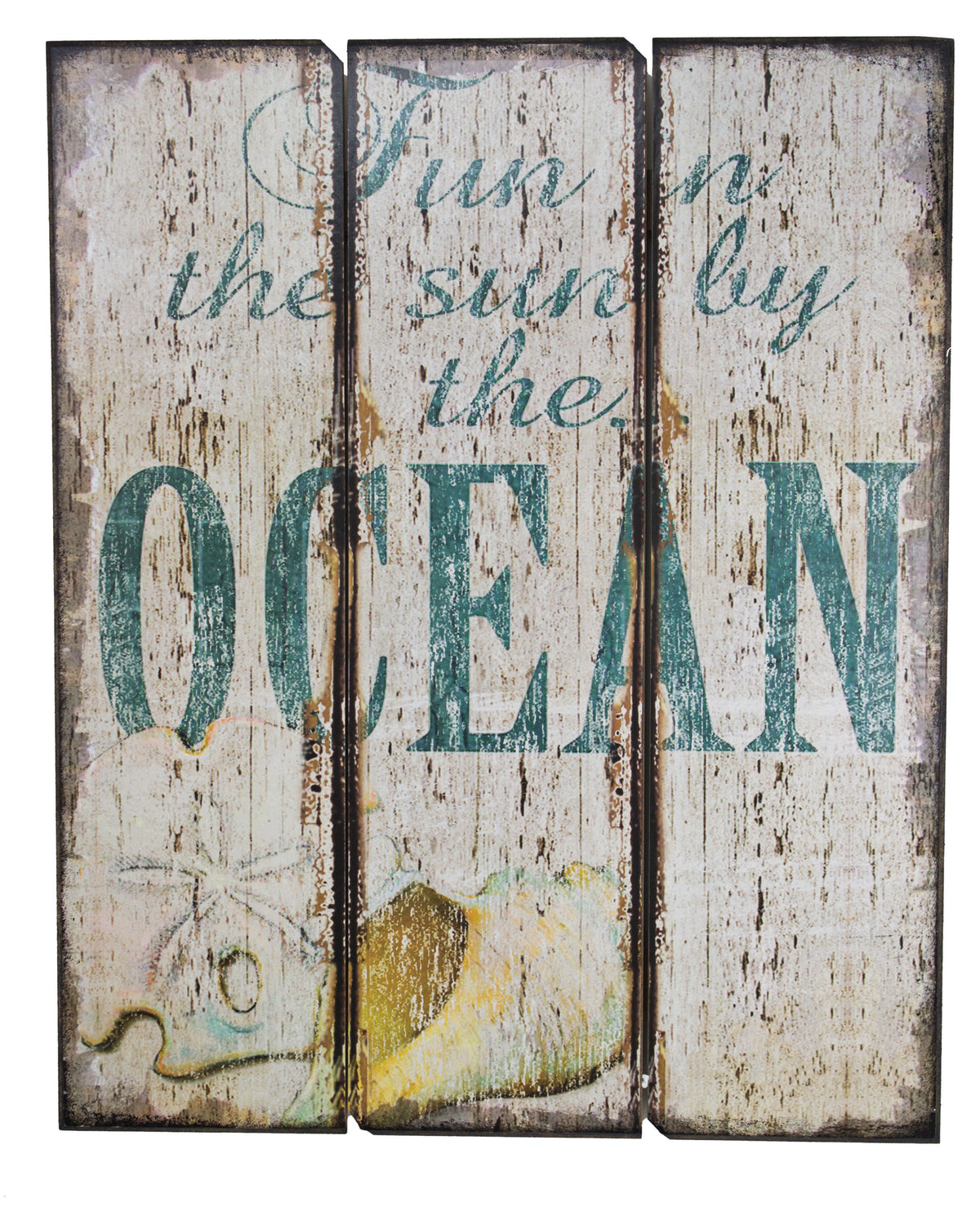 Ocean Sign – Wood (Pkg. 2)