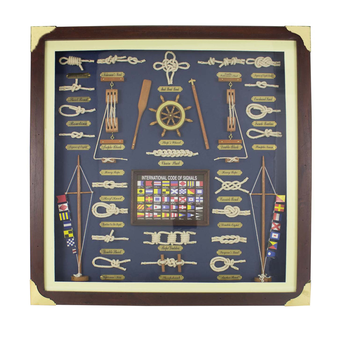 Signal Flag Showcase Knot Board