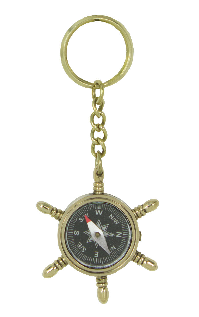 Ship Wheel w/ Compass K/C – (Pkg. 4)