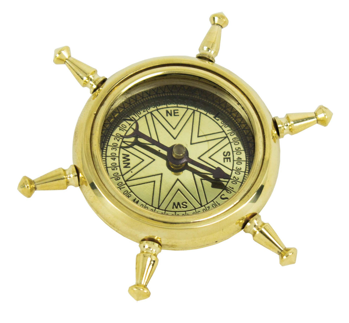Ship’s Wheel Compass – (Min. 2)
