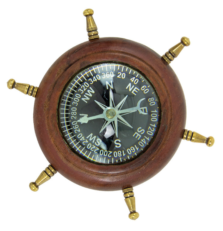 Ship’s Wheel Compass – (Min. 2)
