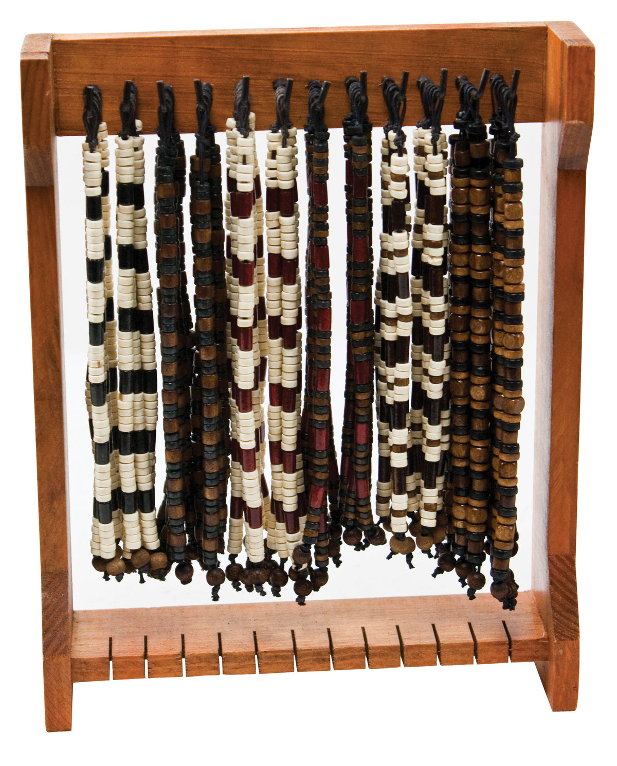 Wood Bead Bracelet – (Pkg. 12)