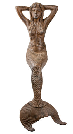 Giant Sitting Mermaid - Rust (TRUCK ONLY)