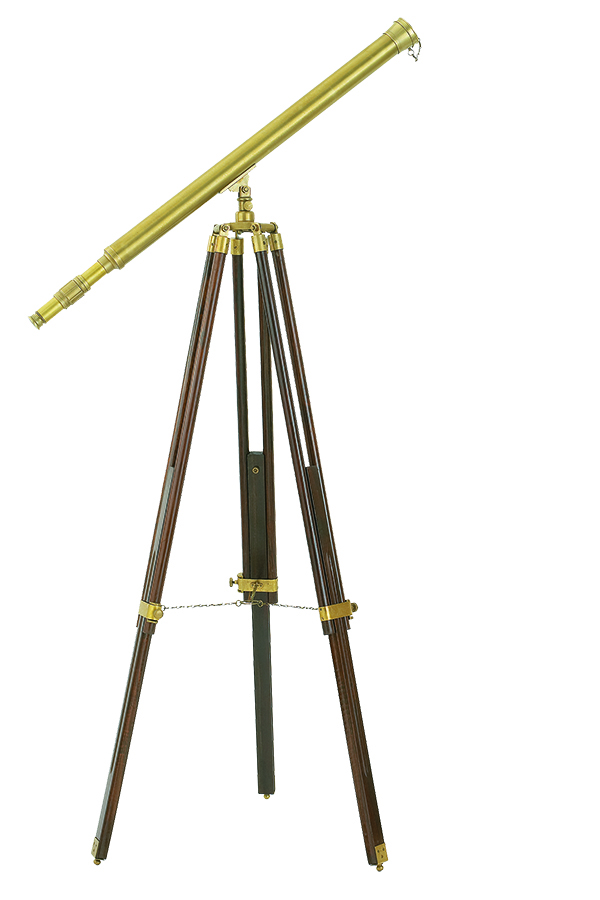Harbor Master Telescope - Antiqued Solid Brass - Moby Dick Specialties