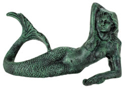 Sunning Mermaid - Verdigris